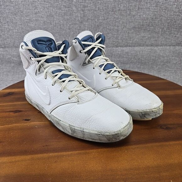 Nike Kobe 9 NSW Lifestyle \'Marble\'White Blue Size 8.5 630774-100 Basketball Shoe main image 7